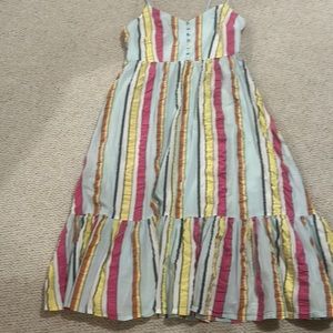 Jcrew striped seersucker sundress NWT size 16